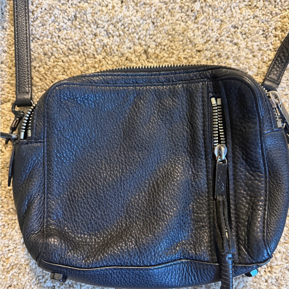 Rebecca Minkoff Black Leather Crossbody Bag